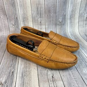 Clarks Cushion Plus Flats Driving Loafers Camel Tan Women's 9.5 M Leather Shoes